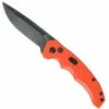 Boker Plus Exclusive Orange Intention II Auto Knife, Dark Stonewash Blade