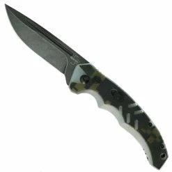 Boker Plus Exclusive Digi Camo Intention II Auto Knife, Dark Stonewash Blade
