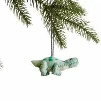 Silk Road Baby Blue Brontosaurus Ornament