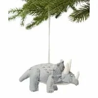 Silk Road Triceratops Ornament
