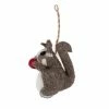 Ten Thousand Villages Happy Squirrel Felt Ornament