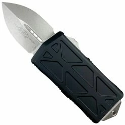 Microtech Exocet OTF Auto Knife, Stonewash Blade