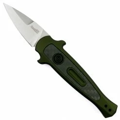 Kershaw OD Green Launch 12CA Auto Knife, 1.93" Stonewash Blade