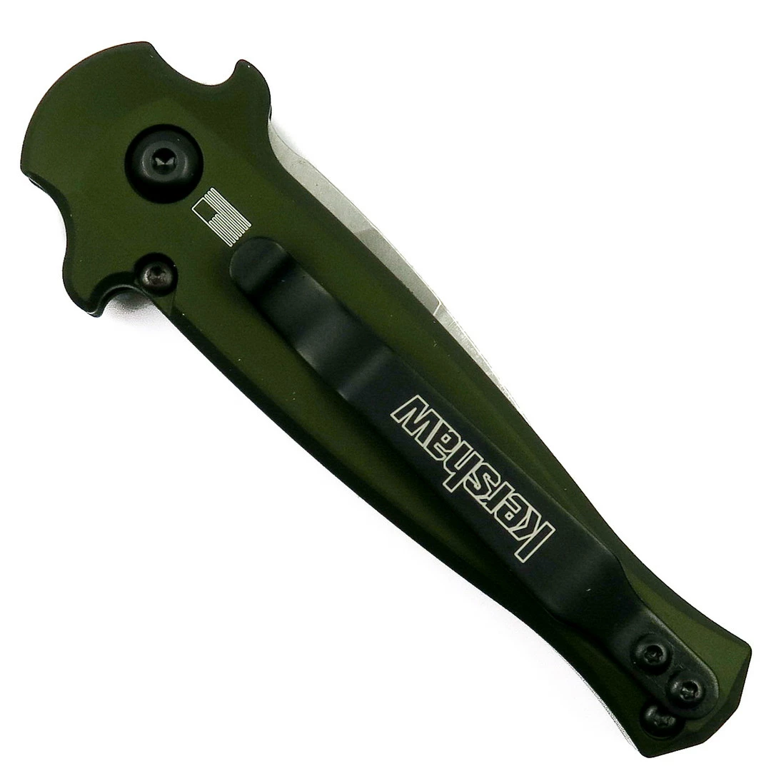 Kershaw OD Green Launch 12CA Auto Knife, 1.93" Stonewash Blade - Image 2