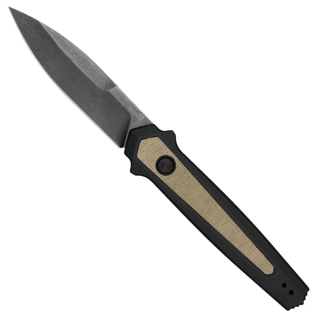 Kershaw Launch 15 Auto Knife, BlackWash MagnaCut Spear Point Blade