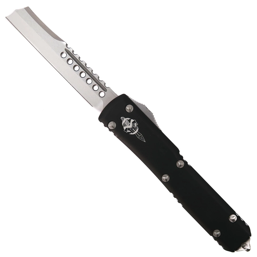 Microtech Signature Series Razor Hellhound Ultratech OTF, Stonewash 1 Microtech Signature Series Razor Hellhound Ultratech OTF, Stonewash
