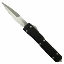 Microtech Signature Series Ultratech II OTF Knife, Stonewash Bayonet Blade