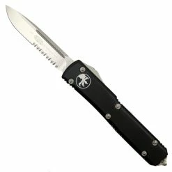 Microtech Ultratech S/E OTF Auto Knife, Stonewash Combo Blade