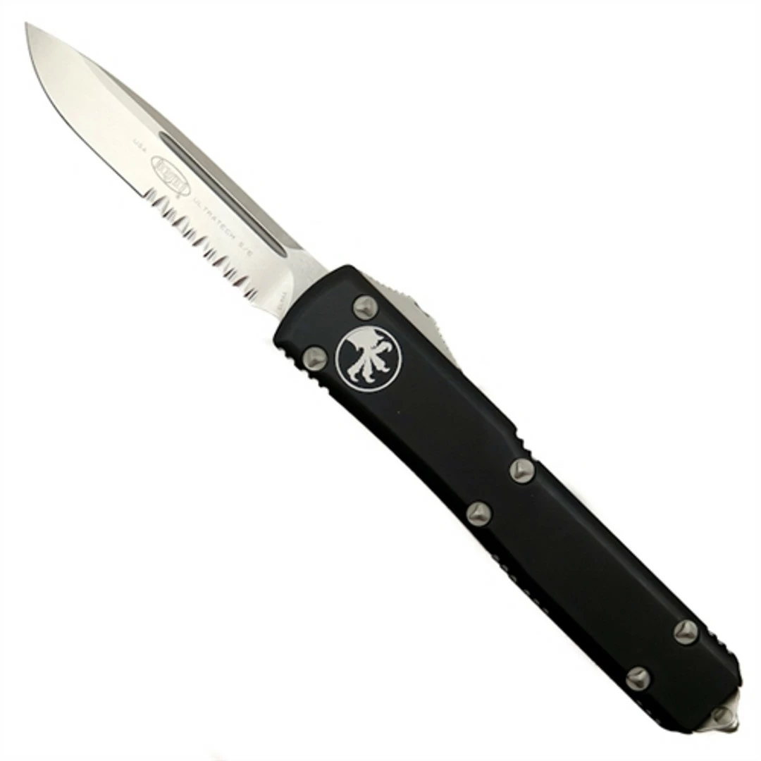 Microtech Ultratech S/E OTF Auto Knife, Stonewash Combo Blade 1 Microtech Ultratech S/E OTF Auto Knife, Stonewash Combo Blade