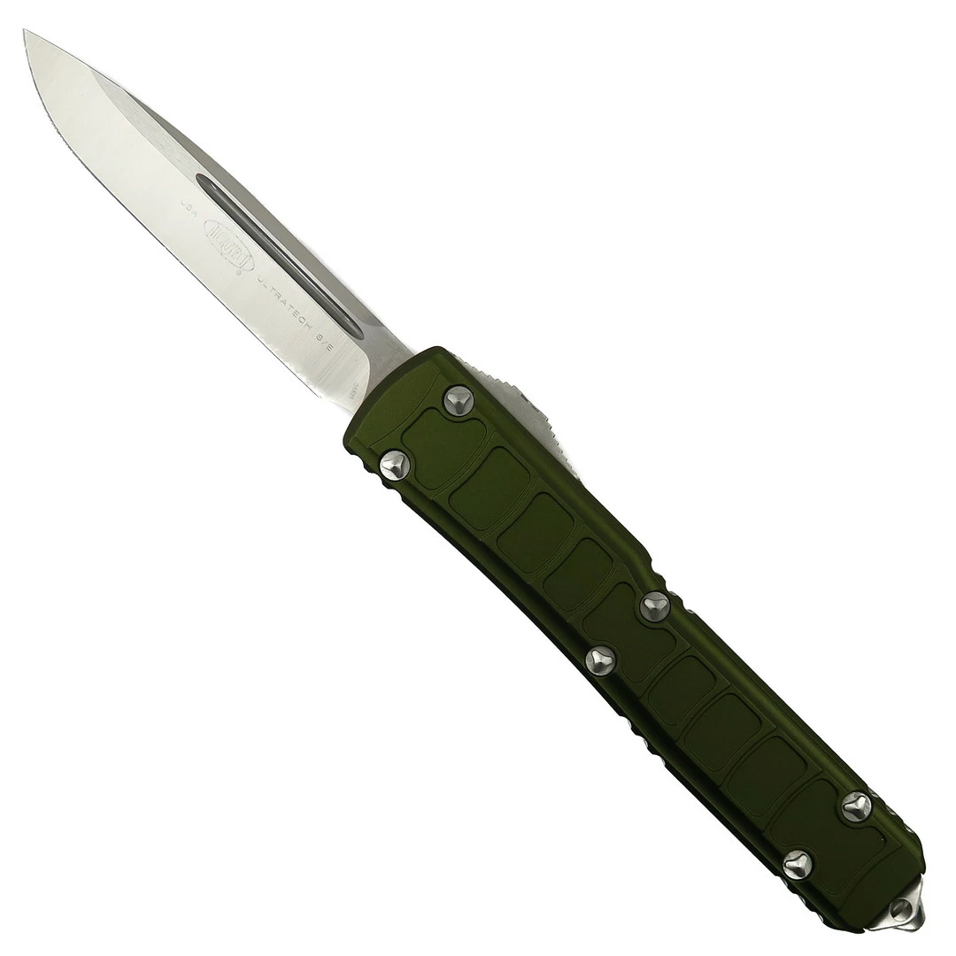 Microtech OD Green Signature Series Ultratech II OTF Knife, Satin Blade 1 Microtech OD Green Signature Series Ultratech II OTF Knife, Satin Blade