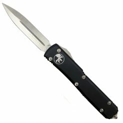 Microtech 122-10 Contoured Ultratech D/E OTF Auto Knife, Stonewash Blade