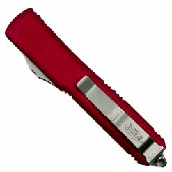 Microtech Red Ultratech Dagger OTF Auto Knife, Stonewash Blade 3 Microtech Red Ultratech Dagger OTF Auto Knife, Stonewash Blade -Personal Goods Shop MT122 10CCRD 2 of 2 36883.1575489120