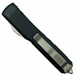 Alternative view of Microtech Contoured Ultratech D/E OTF Auto Knife, Stonewash Combo Blade