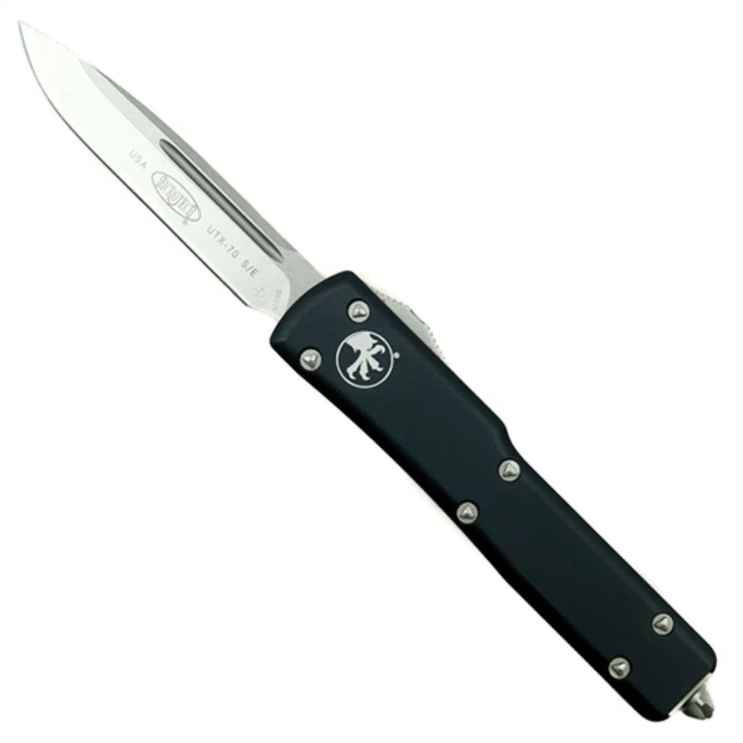 Microtech 148-4 Contoured UTX-70 S/E OTF Auto Knife, Satin Blade 1 Microtech 148-4 Contoured UTX-70 S/E OTF Auto Knife, Satin Blade