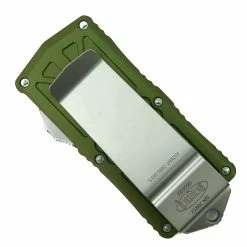 Microtech OD Green Exocet OTF Auto Knife, Fully Serrated Dagger Blade -Personal Goods Shop MT157 12OD 2 89403.1664637659