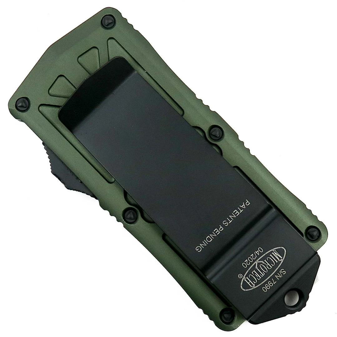 Microtech OD Green Exocet OTF Auto Knife, Black Blade 2 Microtech OD Green Exocet OTF Auto Knife, Black Blade - Image 2