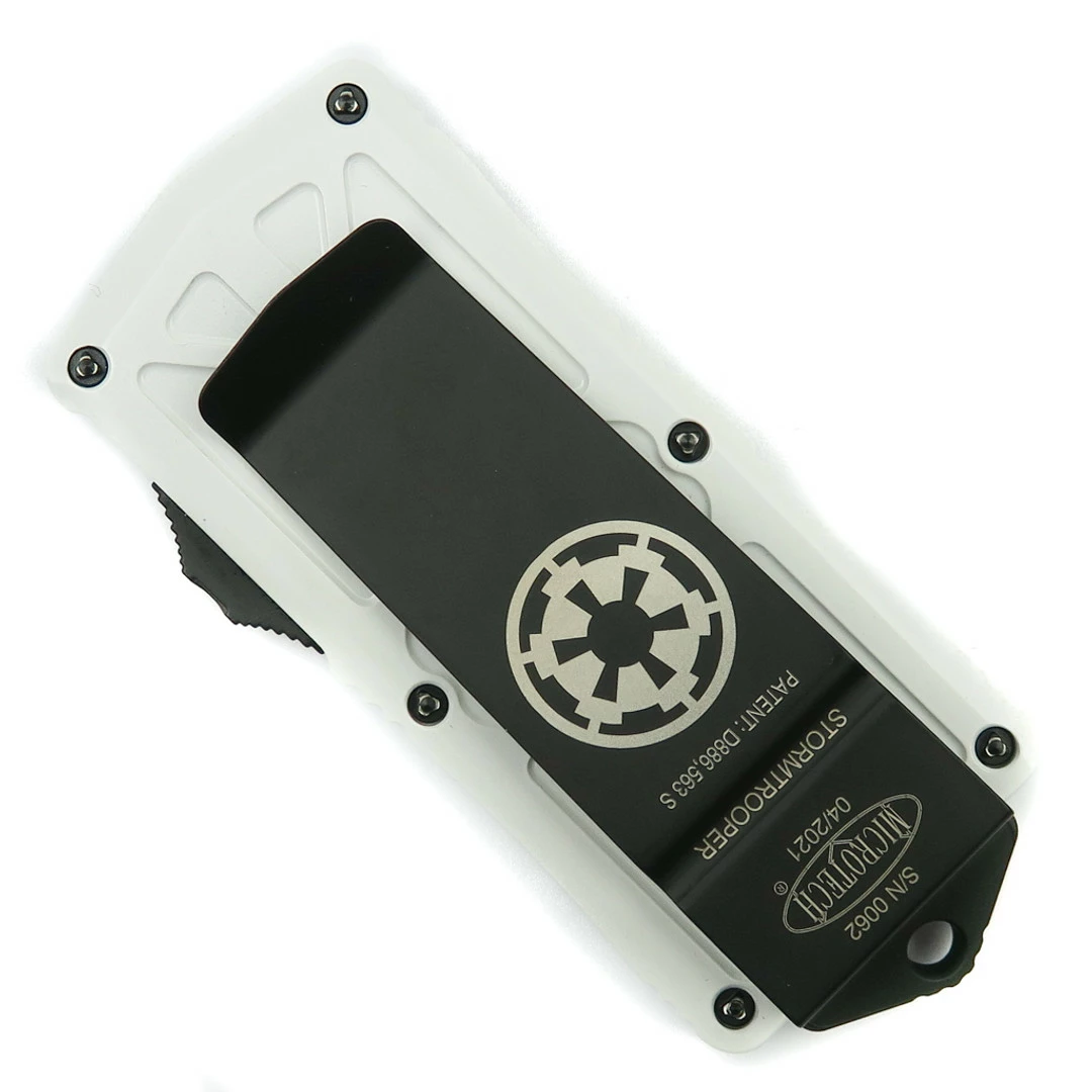Microtech Storm Trooper Exocet OTF Auto Knife, Dagger White Blade 4 Microtech Storm Trooper Exocet OTF Auto Knife, Dagger White Blade - Image 4