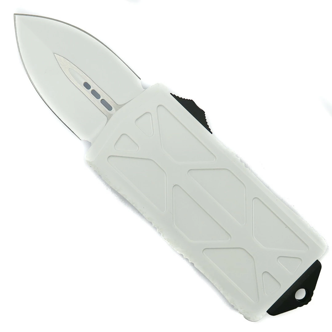 Microtech Storm Trooper Exocet OTF Auto Knife, Dagger White Blade 3 Microtech Storm Trooper Exocet OTF Auto Knife, Dagger White Blade - Image 3