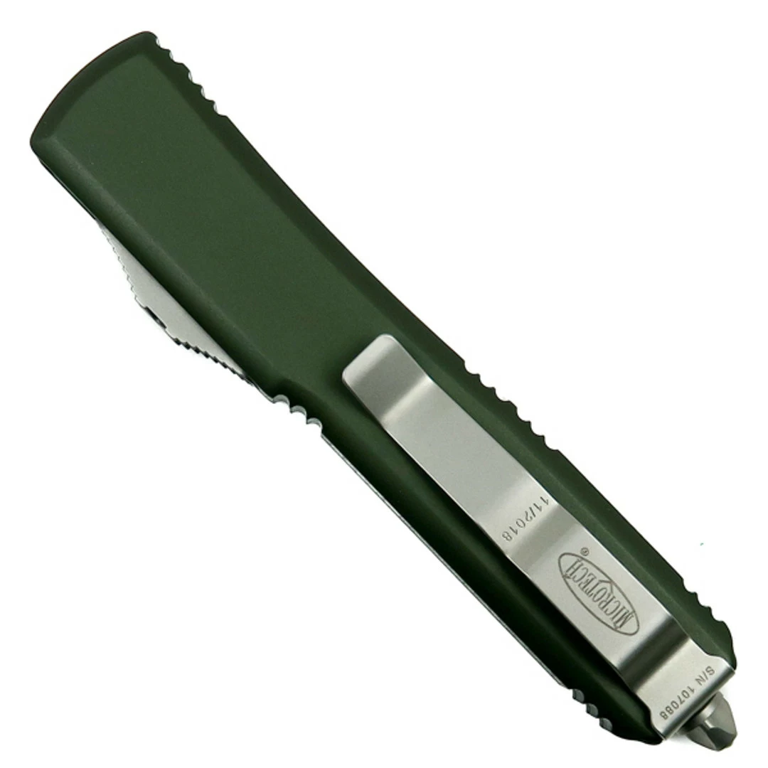 Microtech OD Green Ultratech Spartan OTF Auto Knife, Stonewash Blade 2 Microtech OD Green Ultratech Spartan OTF Auto Knife, Stonewash Blade - Image 2