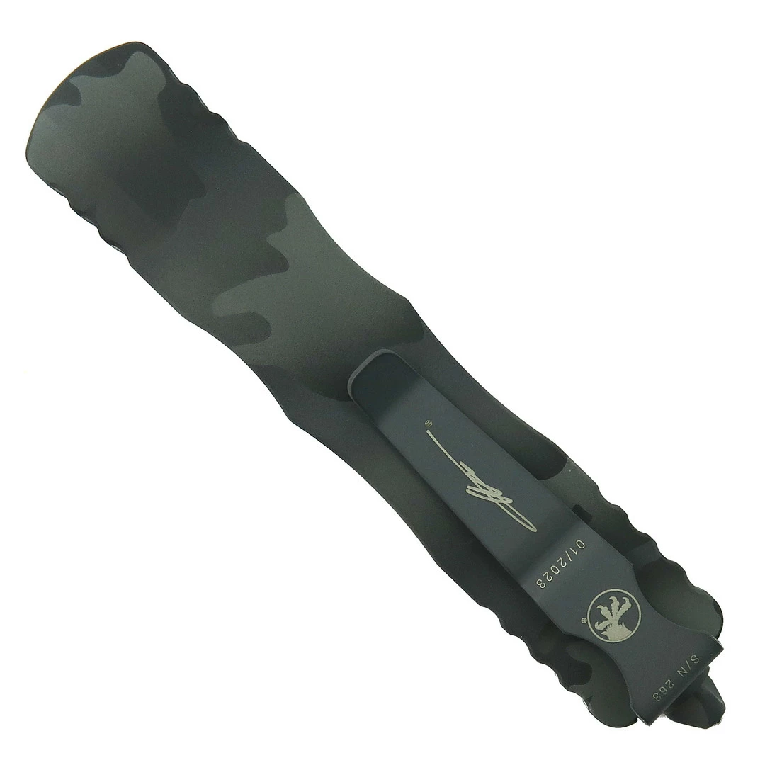 Microtech Signature Series Urban Camo Dirac Dagger OTF Auto Knife, Dagger Blade 2 Microtech Signature Series Urban Camo Dirac Dagger OTF Auto Knife, Dagger Blade - Image 2