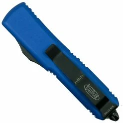 Alternative view of Microtech Blue UTX-85 Dagger OTF Auto Knife, Black Blade