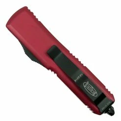 Microtech Red UTX-85 Dagger OTF Auto Knife, Black Blade 3 Microtech Red UTX-85 Dagger OTF Auto Knife, Black Blade -Personal Goods Shop MT232 1RD 2 of 2 37140.1557160198