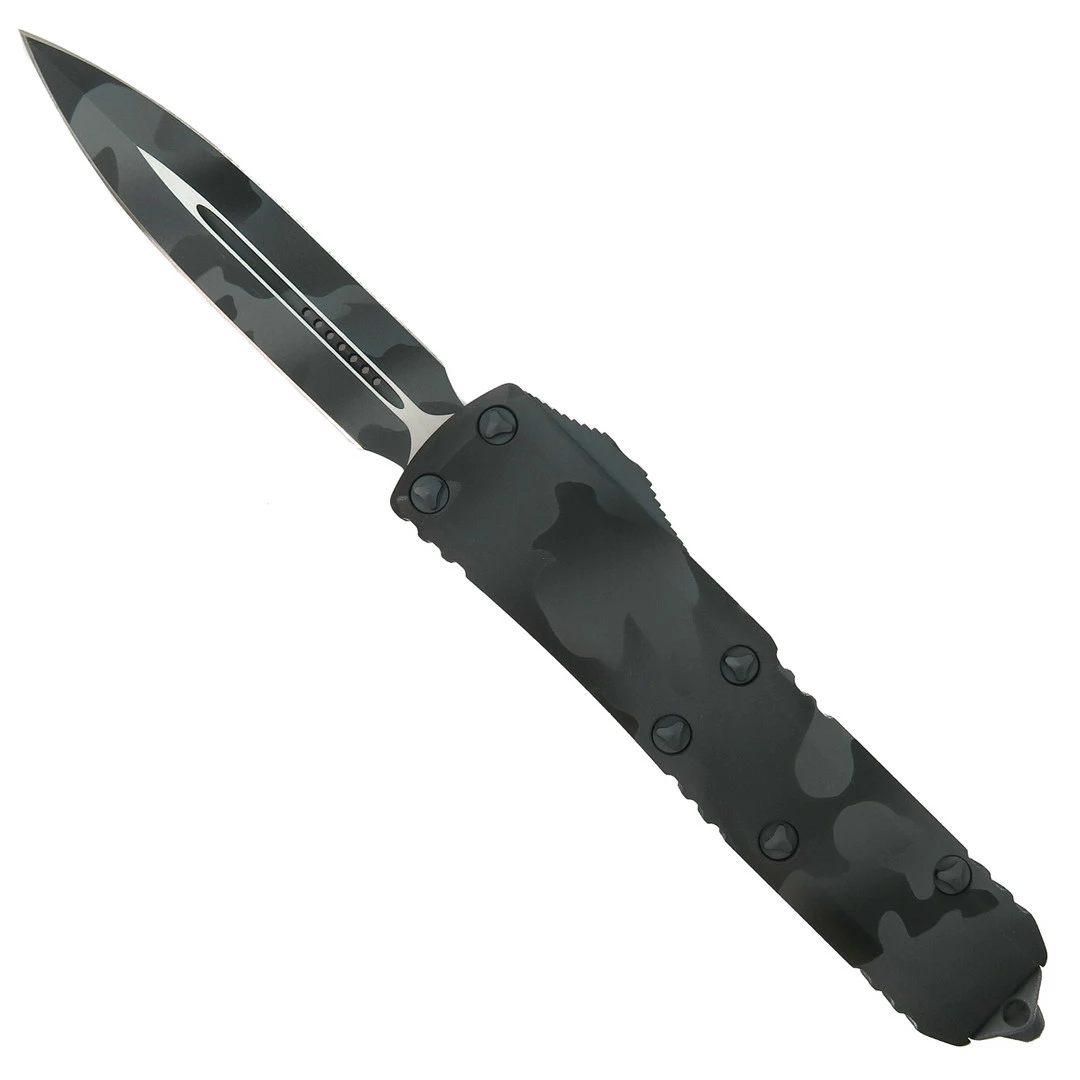 Microtech Signature Series Urban Camo UTX-85 OTF Auto Knife, Dagger Blade 1 Microtech Signature Series Urban Camo UTX-85 OTF Auto Knife, Dagger Blade