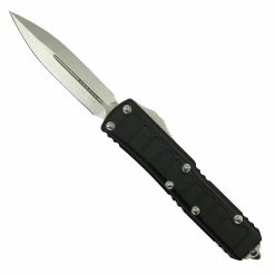 Microtech Signature Series UTX-85 OTF II Auto Knife, Stonewash Dagger