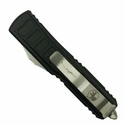 Alternative view of Microtech Signature Series UTX-85 OTF II Auto Knife, Stonewash Serrated Blade