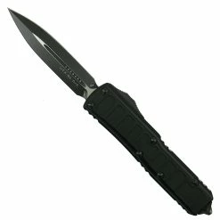 Microtech Signature Series UTX-85 II OTF Knife, Black Dagger Blade