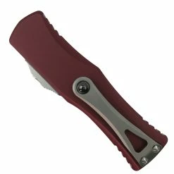 Microtech Merlot Hera OTF Knife, Stonewash Part Serrated Blade -Personal Goods Shop MT702 11MR 2 93722.1676130891