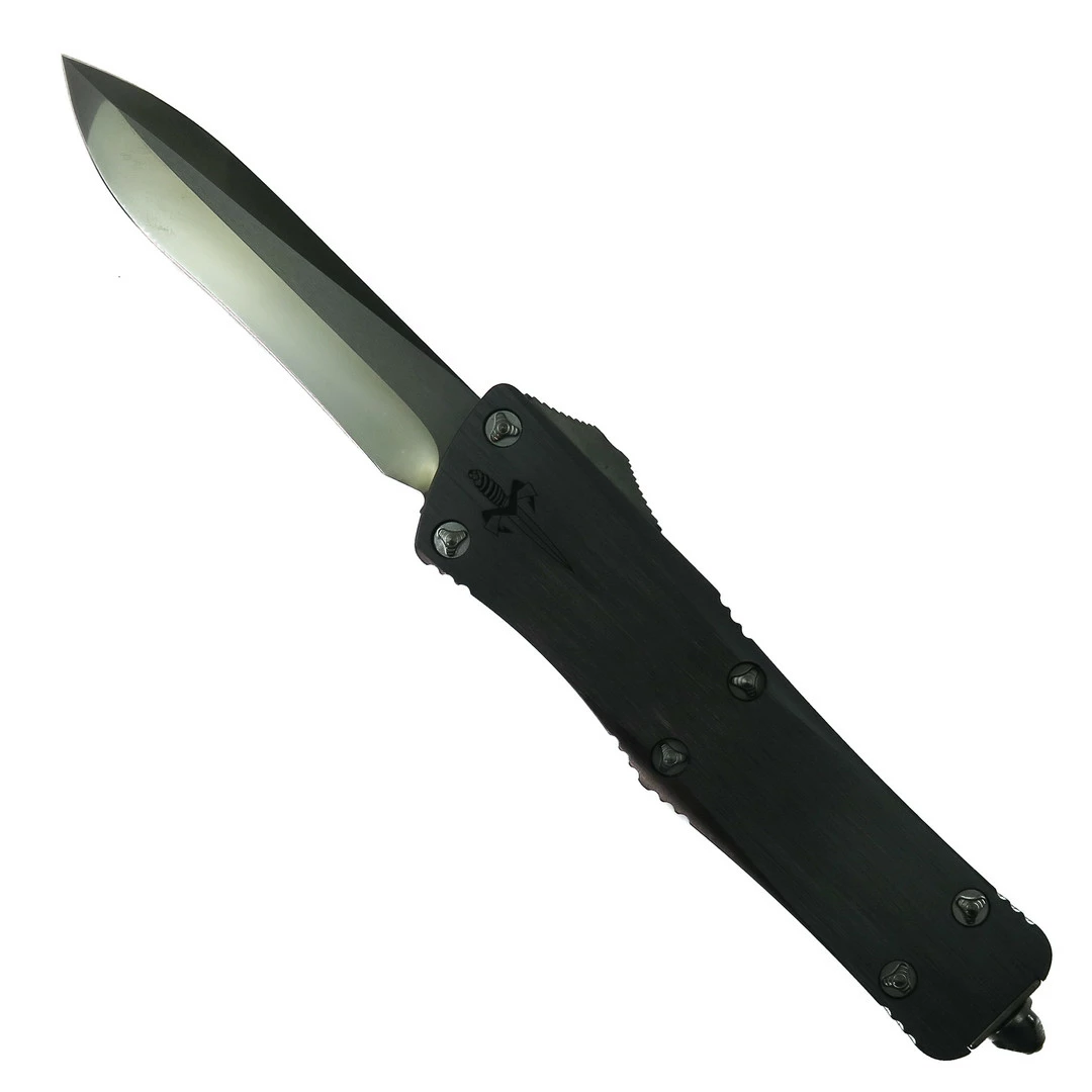Marfione Custom Troodon OTF Knife, DLC Diamondwash Recurve Blade 1 Marfione Custom Troodon OTF Knife, DLC Diamondwash Recurve Blade