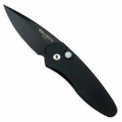 Pro-Tech Knives Pro-Tech 2907 Sprint Cali-Legal Auto Knife, CPM-S35VN Black Blade