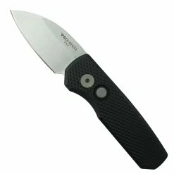 Pro-Tech Knives Pro-Tech Textured Runt 5 Auto Knife, Wharncliffe Stonewash Magnacut Blade