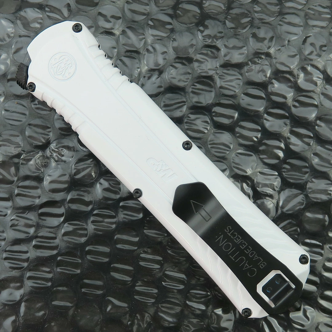 Smith & Wesson Exclusive Storm Trooper OTF Spring Assist Knife, Black Blade - Image 2