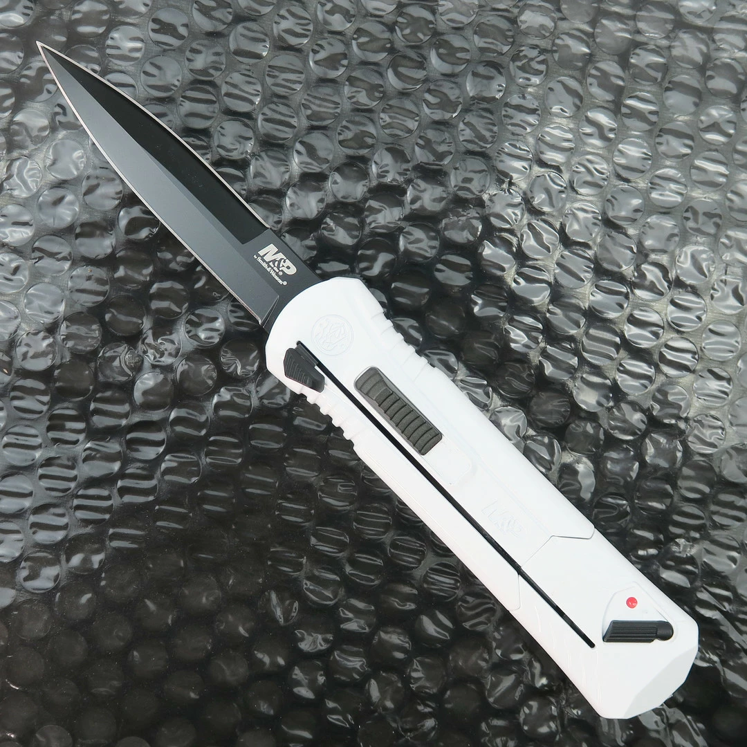 Smith & Wesson Exclusive Storm Trooper OTF Spring Assist Knife, Black Blade