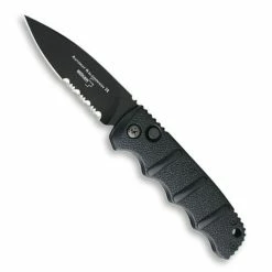 Boker Kalashnikov 74 Auto Knife, D2 Black Combo Blade